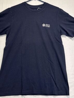 Alpine Design Hike Short Sleeve Graphic Tee Deep Navy Size Medium Or XL